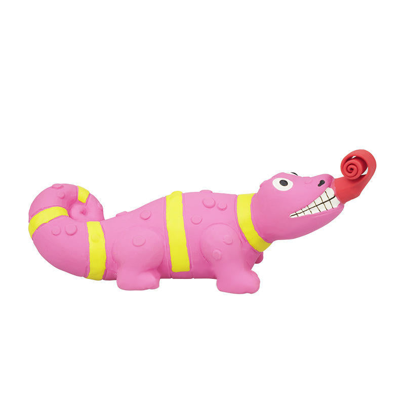 Textured Squeaky Dog Toy for Gentle Chewing & Play