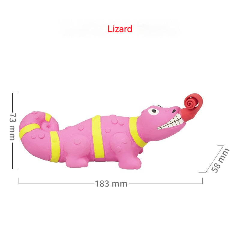 Textured Squeaky Dog Toy for Gentle Chewing & Play