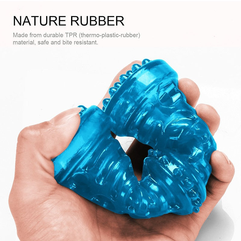 Large Dog Chew Toy for Teeth Cleaning and Boredom