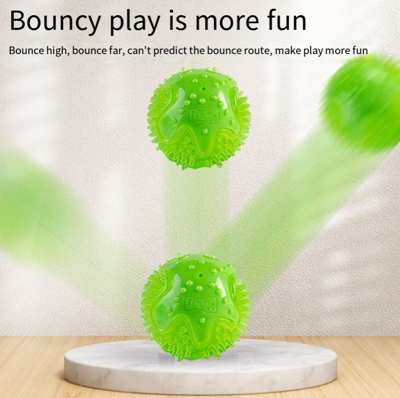 Dog Dental Chew Toy for Bouncy, Interactive Playtime