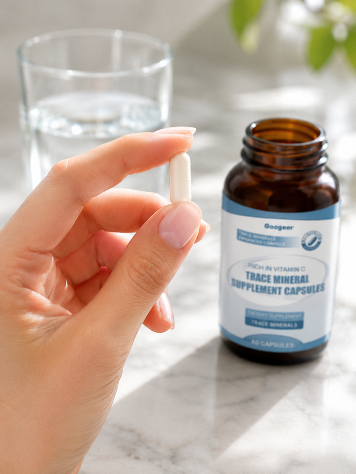 Trace Mineral Supplement Capsules with Vitamin C