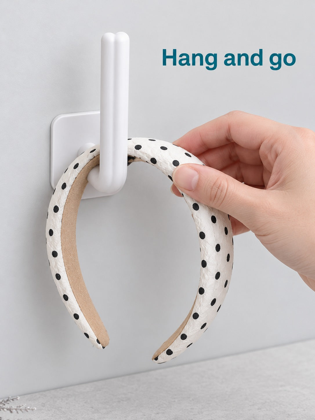 Traceless Wall Hooks for Dorm Hair Accessories