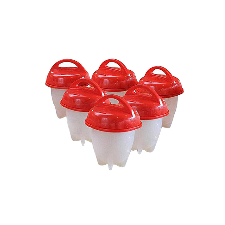 Silicone Egg Cooker Set for Shell-Free Hard Boiled Eggs