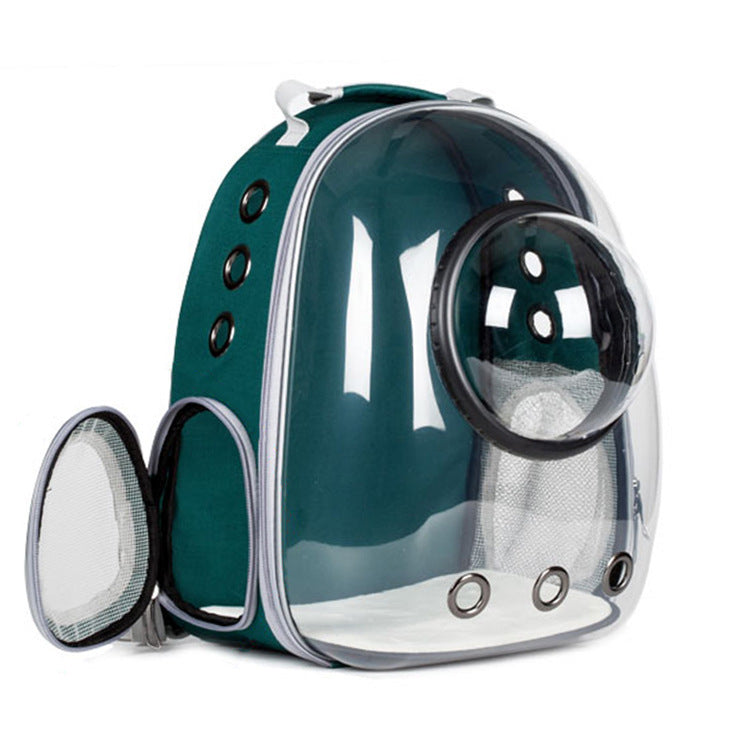 Transparent Pet Backpack for Visible, Breezy Travel