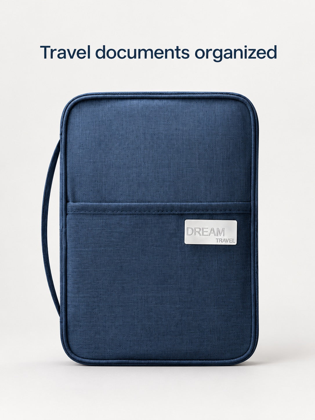 Travel Document Organizer Passport Holder with Zipper