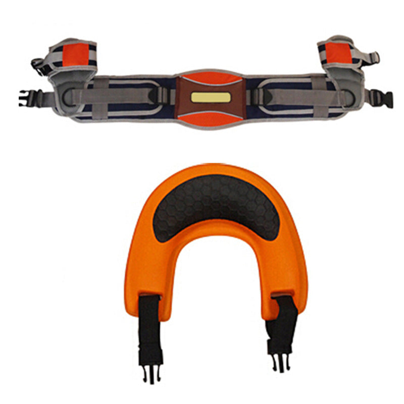 Child Carrier Harness with Hands-Free Saddle Seat Support