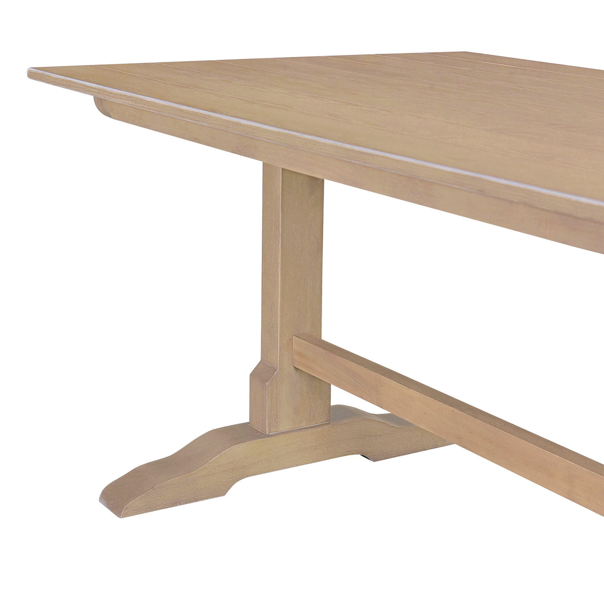 Retro Wood 3-Piece Dining Set for Four Guests