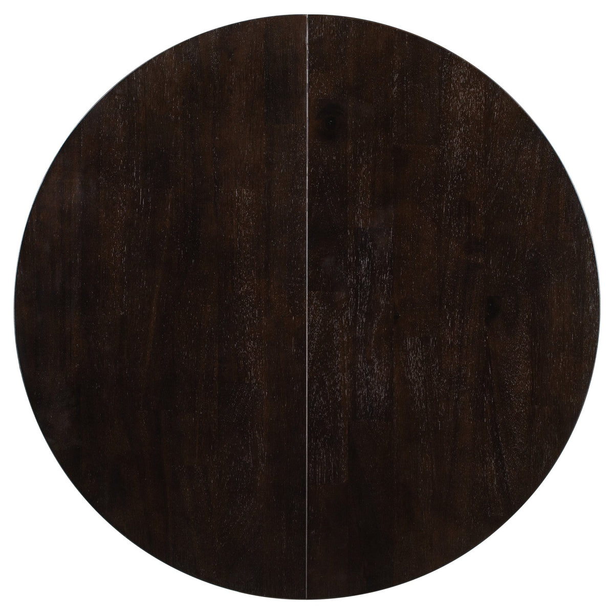 Round Extendable Farmhouse Dining Table, 42-58 Inch