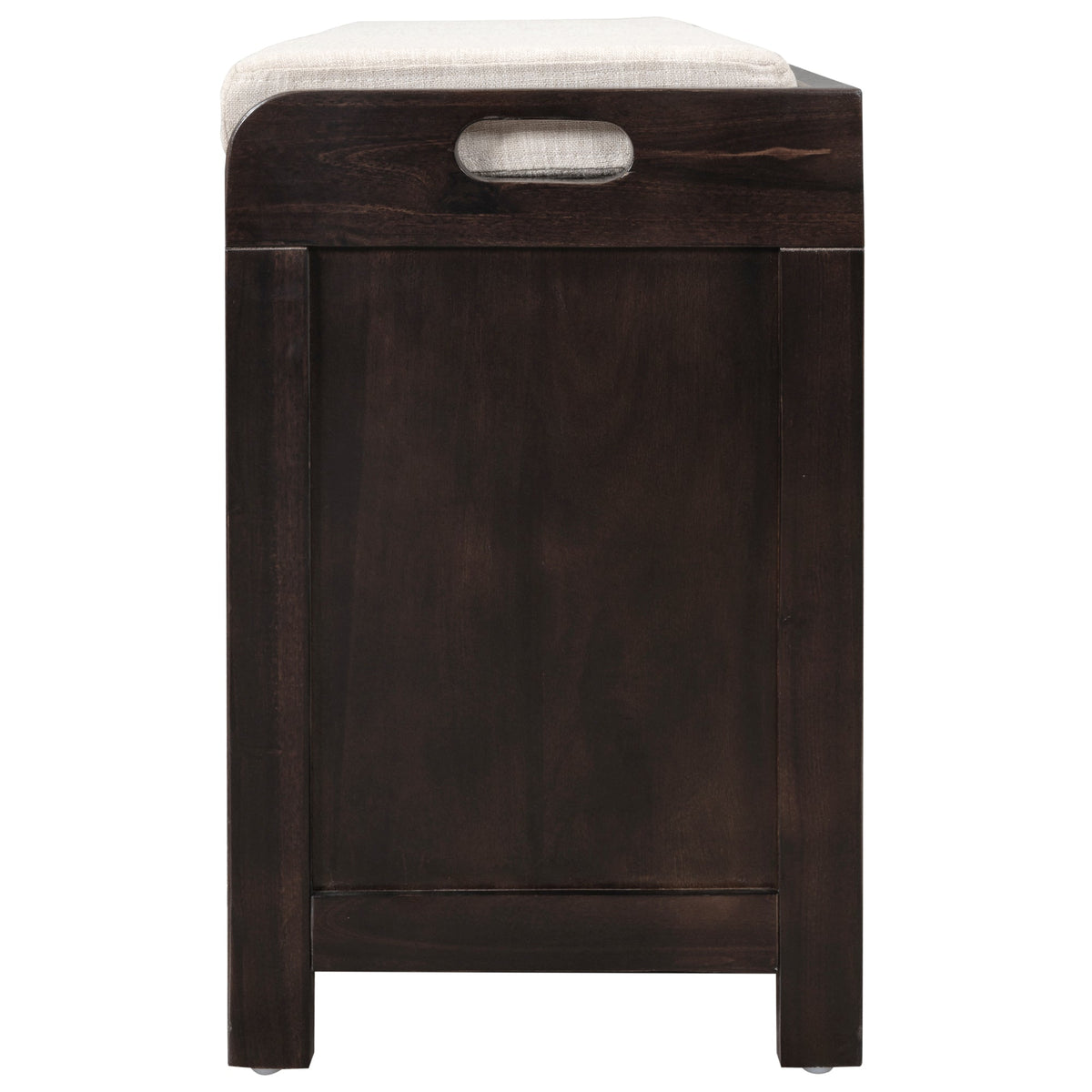 Entryway Storage Bench with Shoe Drawers and Basket