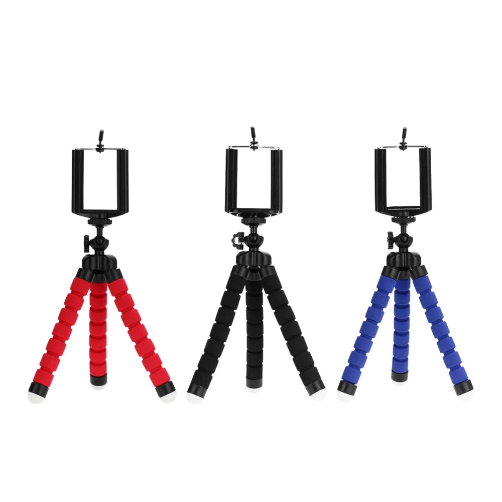 Flexible Mini Phone Tripod with Clamp and Ball Head