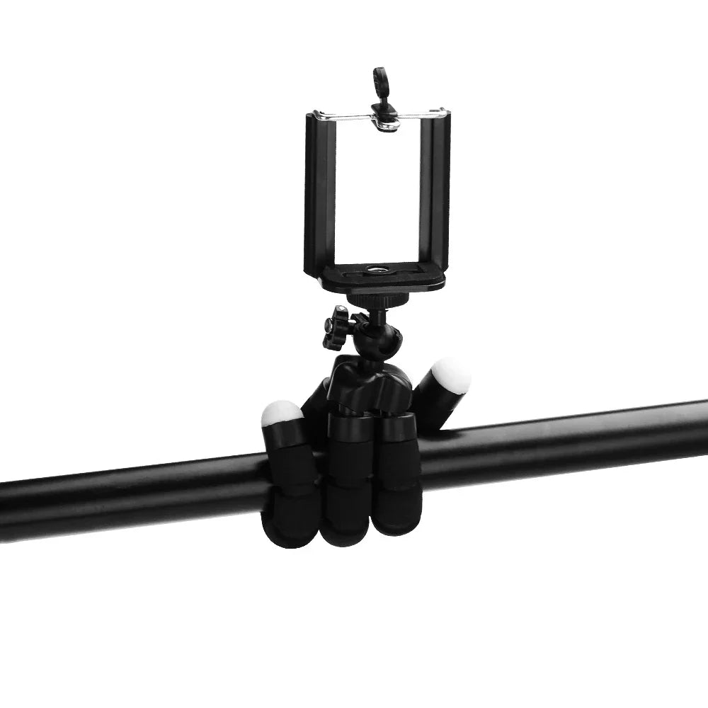 Flexible Mini Phone Tripod with Clamp and Ball Head