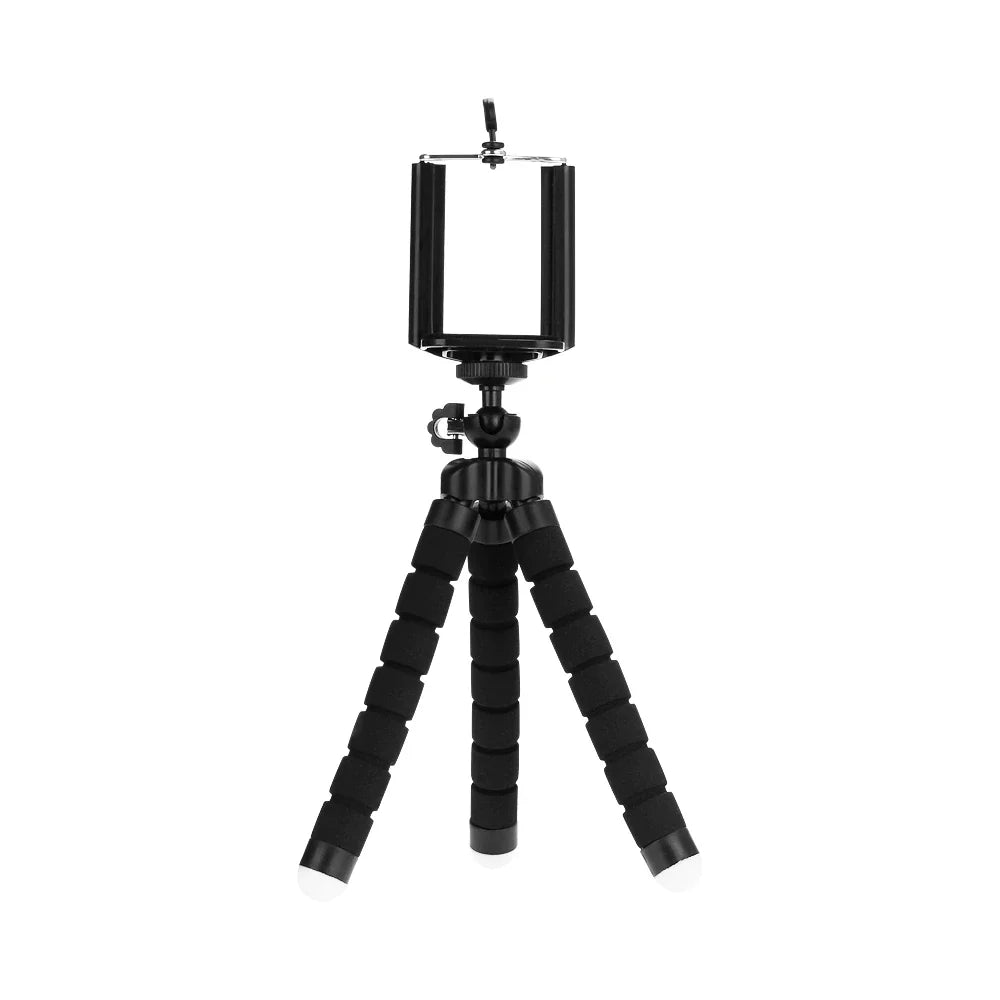 Flexible Mini Phone Tripod with Clamp and Ball Head