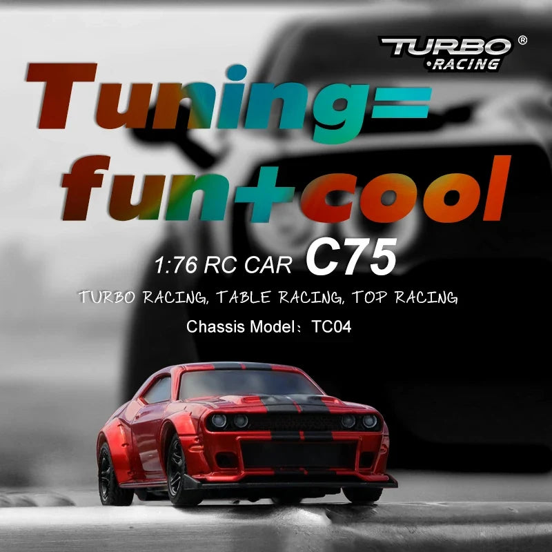 1:76 RC Car for Faster, Stable Indoor Tabletop Racing
