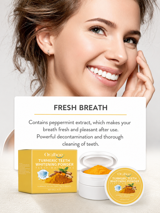 Turmeric Tooth Powder — Whiter Teeth, Healthier Gums Naturally