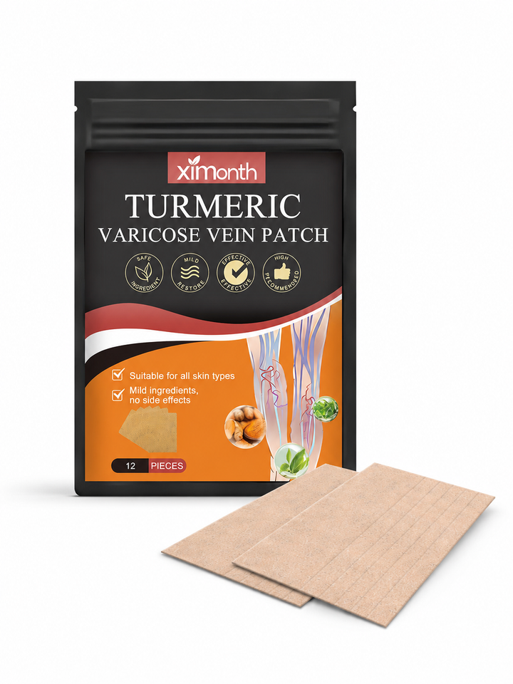 Turmeric Leg Patches — Soothing Relief for Visible Veins