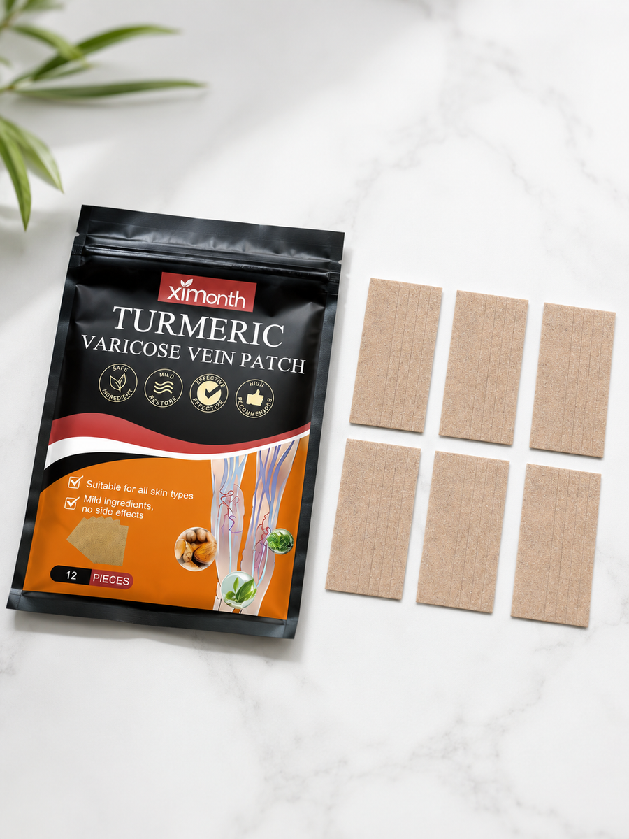 Turmeric Leg Patches — Soothing Relief for Visible Veins