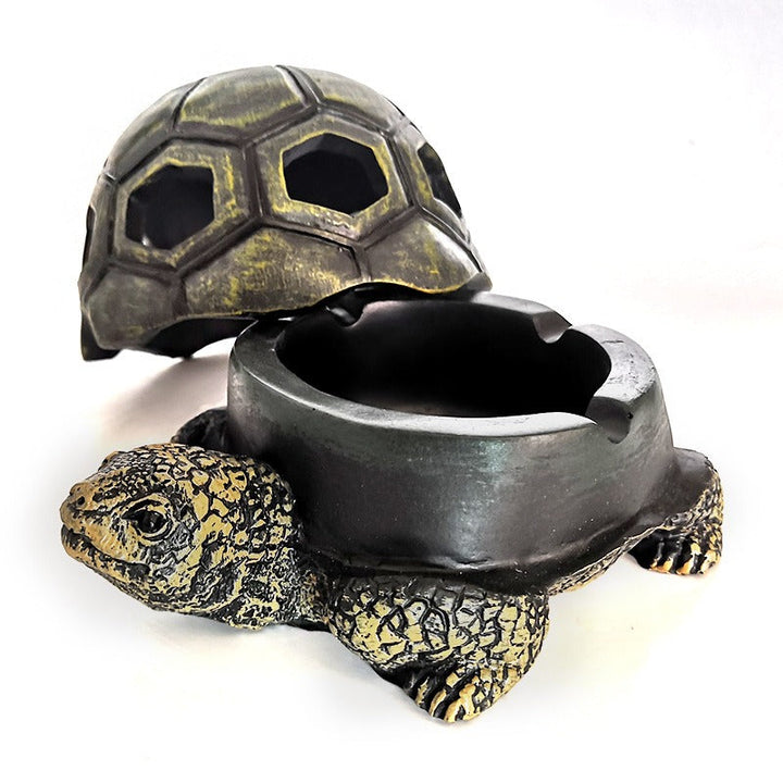 Turtle Ashtray Sculpture for Distinctive Tabletop Decor