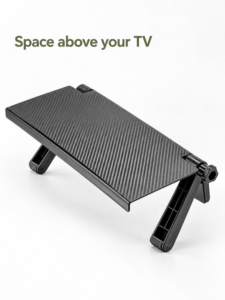 TV Top Shelf Caddy: Extra Surface for Remotes & Gear