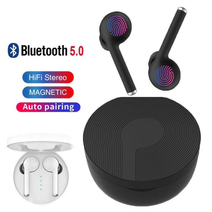 Wireless Bluetooth 5.0 Earbuds with Auto-Open Magnetic Case