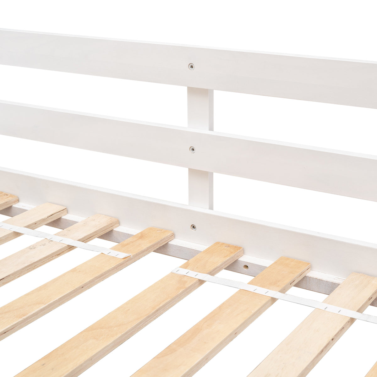 Twin Over Twin Playhouse Bunk Bed with Guardrails and Ladder
