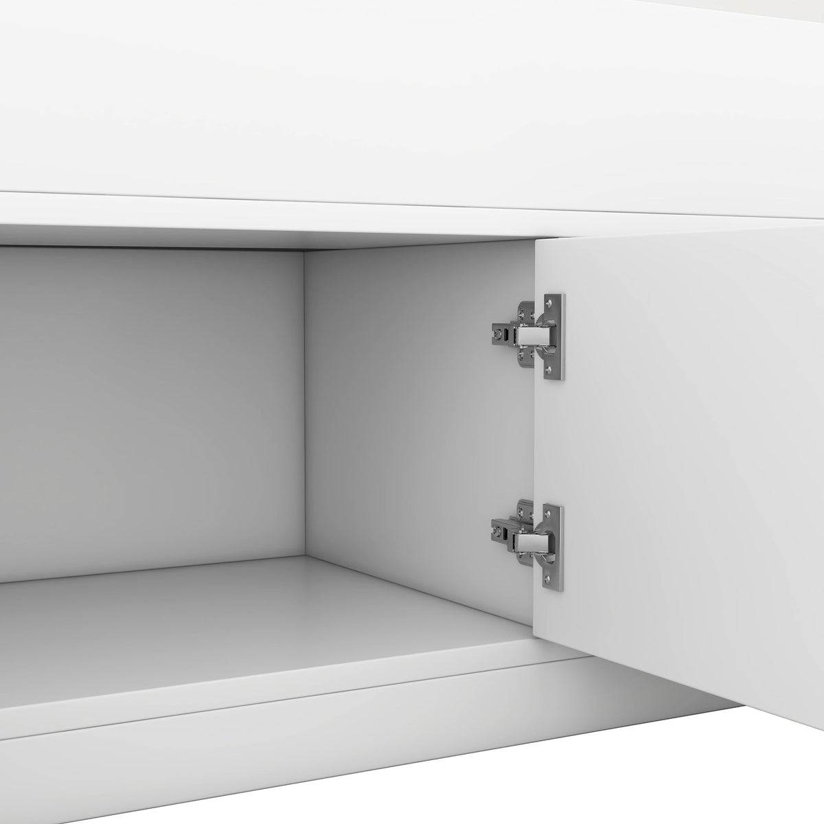 Twin Platform Bed with Bookcase Headboard and Drawers