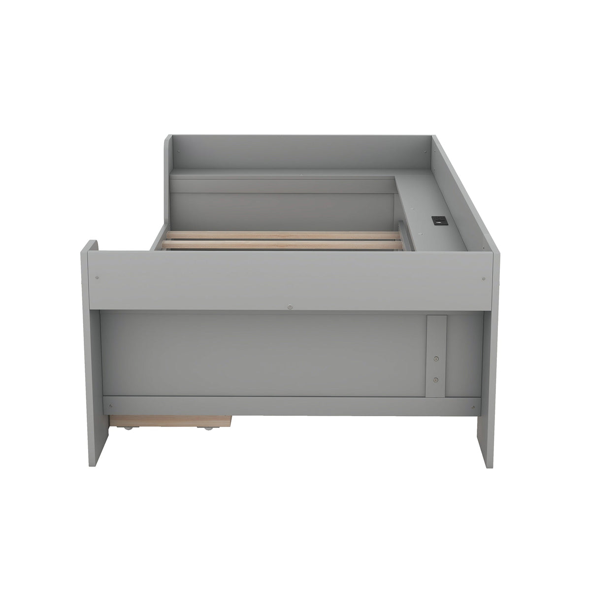 Twin Daybed with Drawers, Shelves & Charging Station