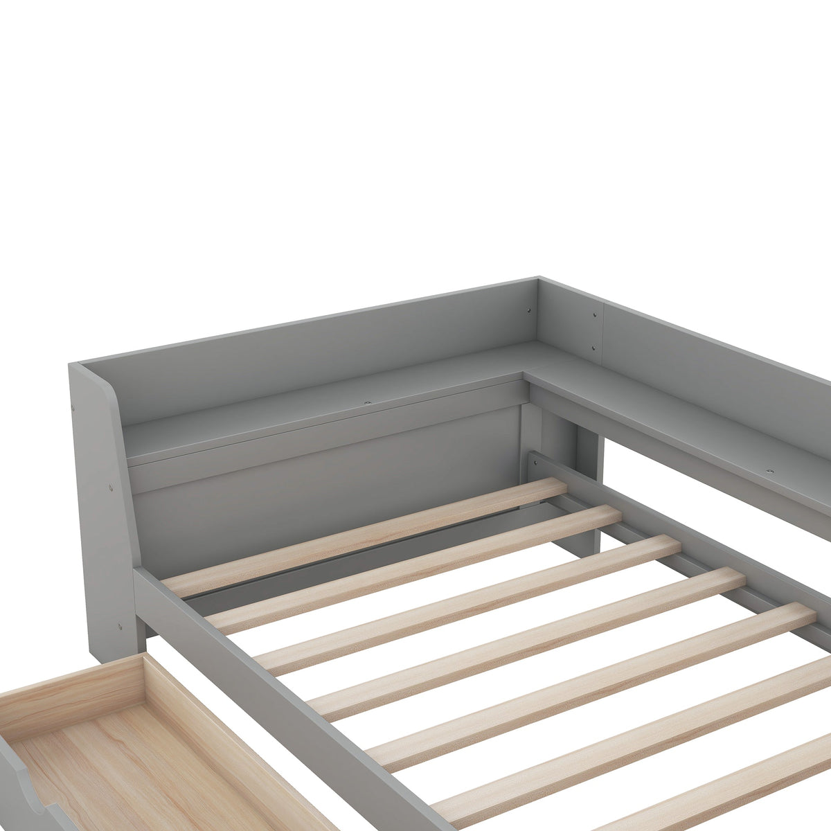 Twin Daybed with Drawers, Shelves & Charging Station