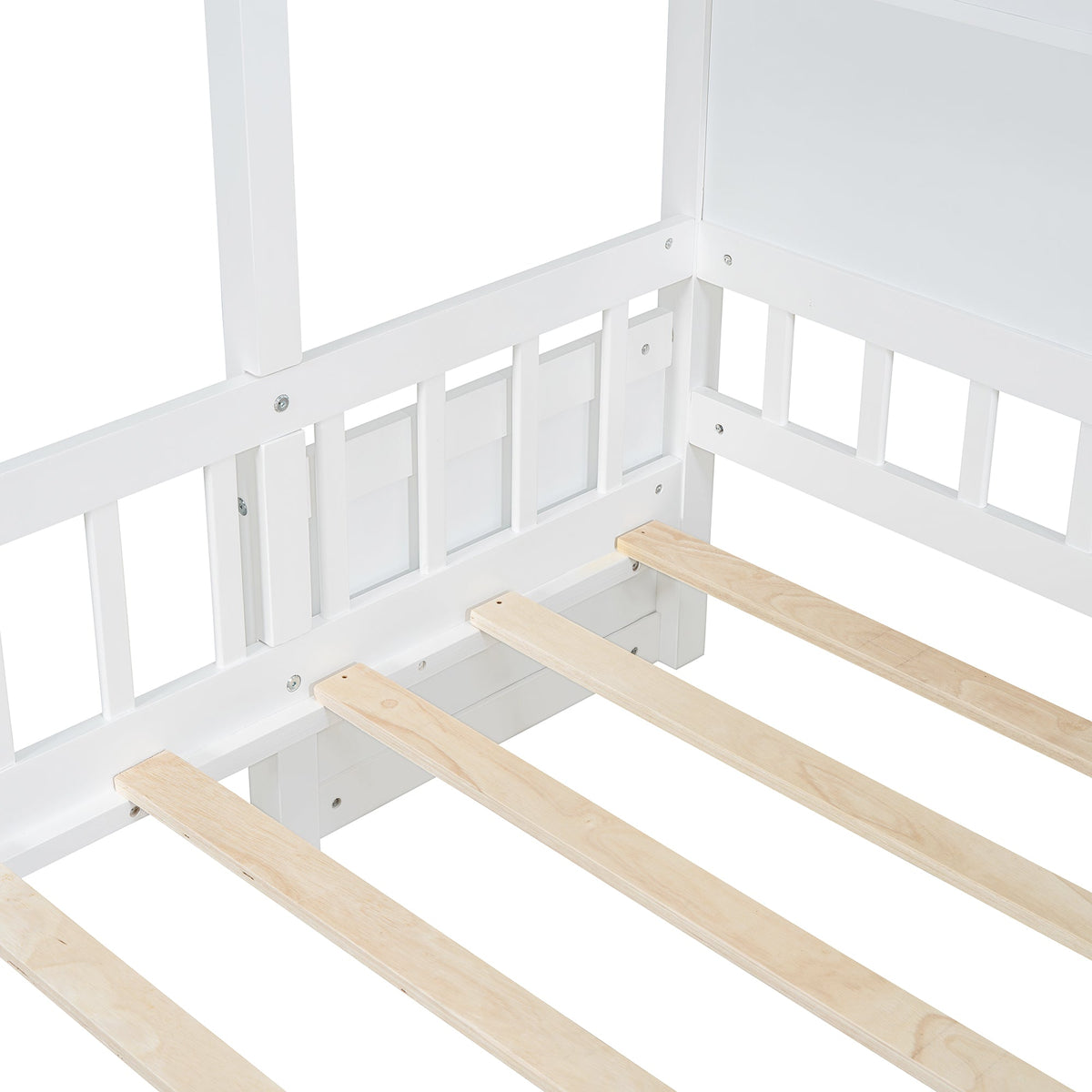 Twin House Bed with Sofa, Drawers and Charging Station