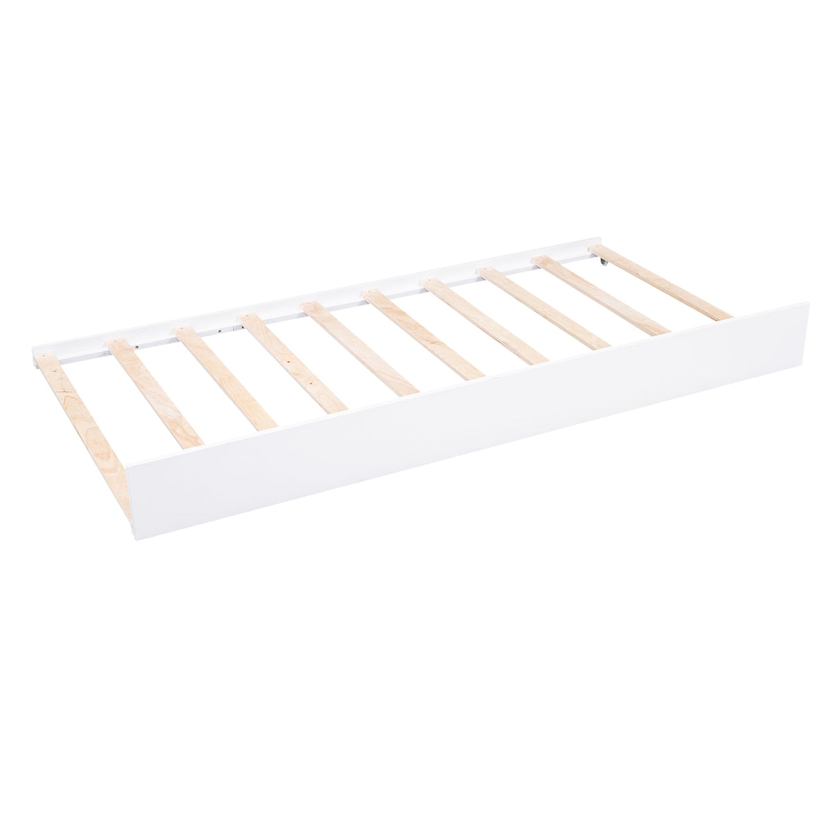 Twin XL Wood Daybed with 2 Trundles and Storage Shelf