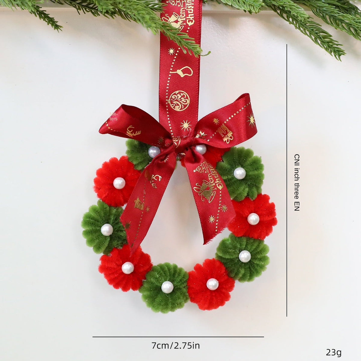 Christmas Wreath Ornaments for Festive Tree Decor