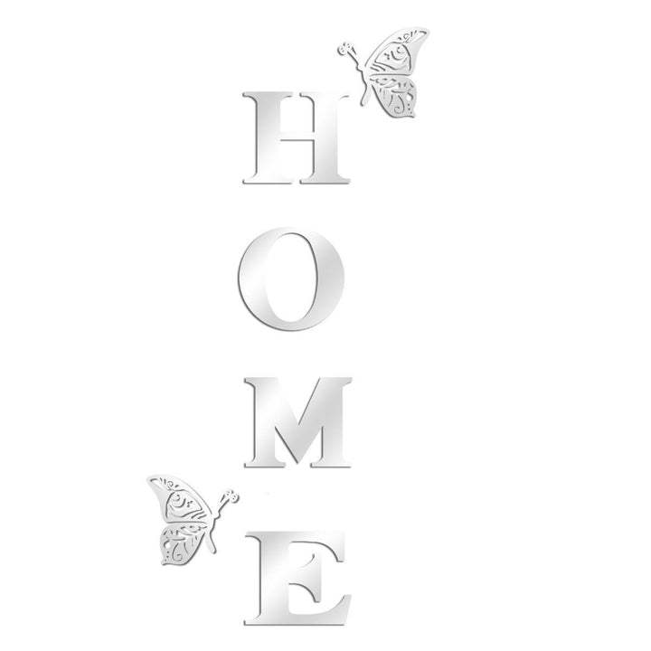 HOME Wall Decor Mirror With Elegant Butterfly Accents