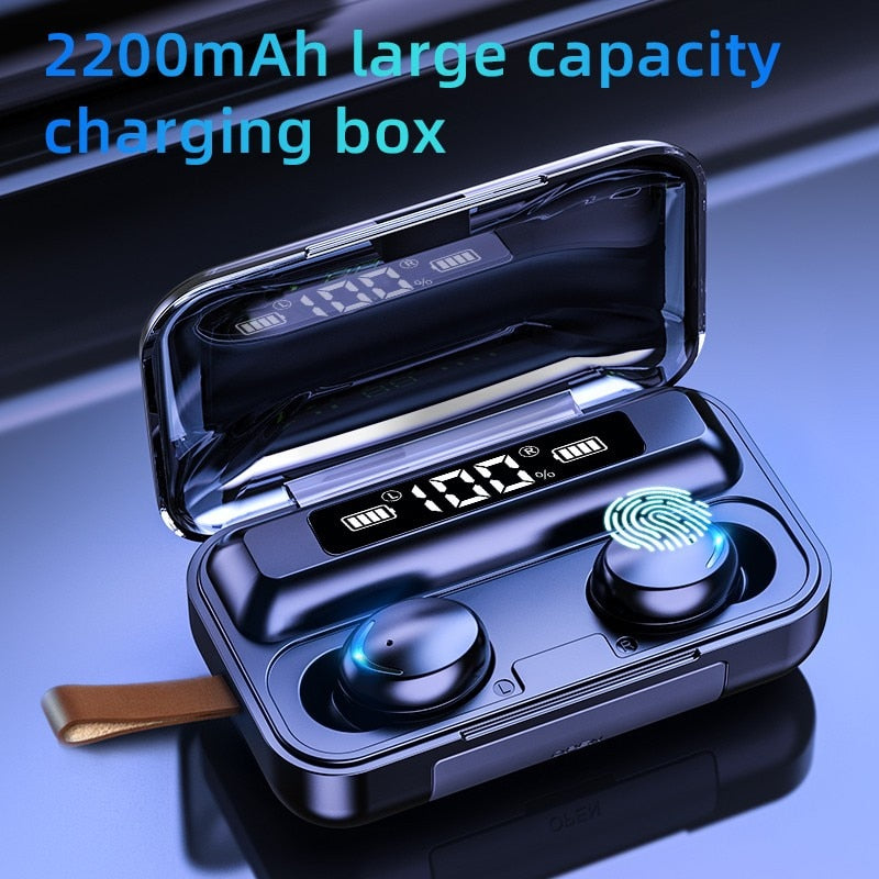 Wireless Earbuds with Charging Case & Phone Charger