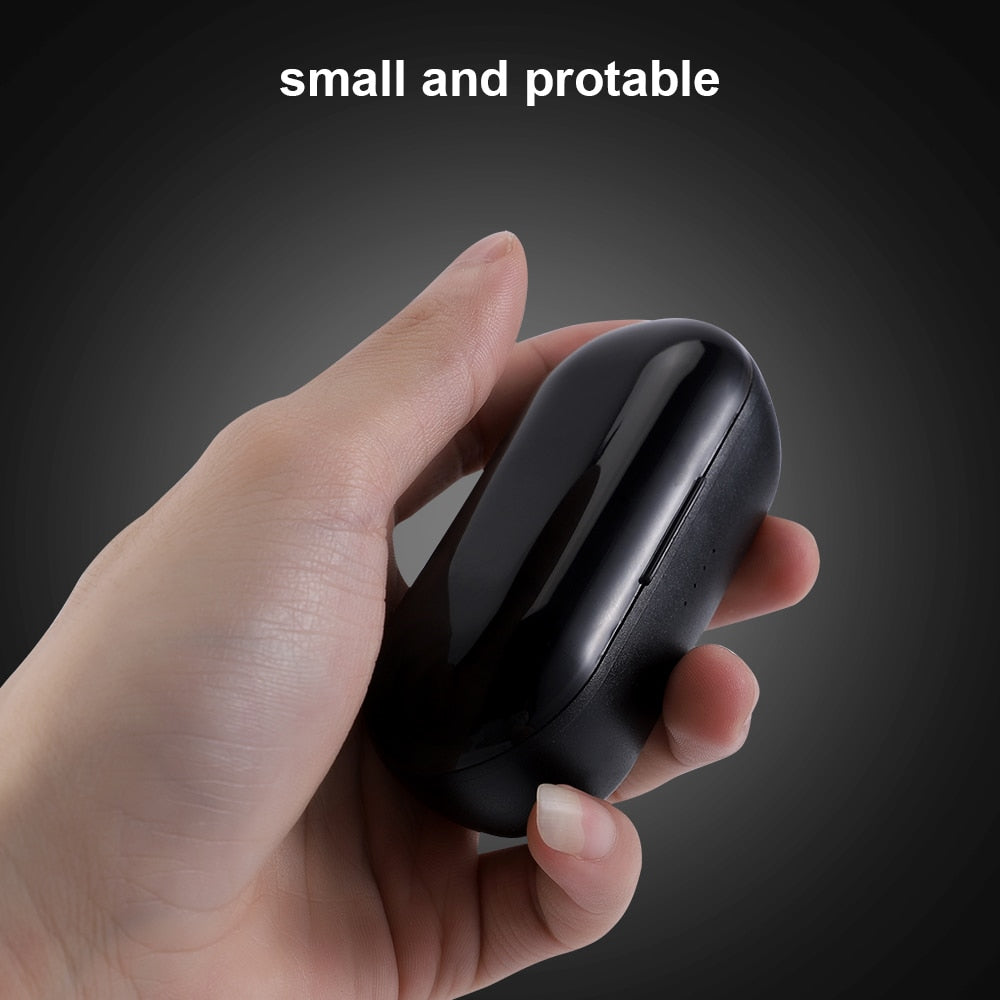 Bluetooth 5.0 Wireless Earbuds with Noise Reduction & Case