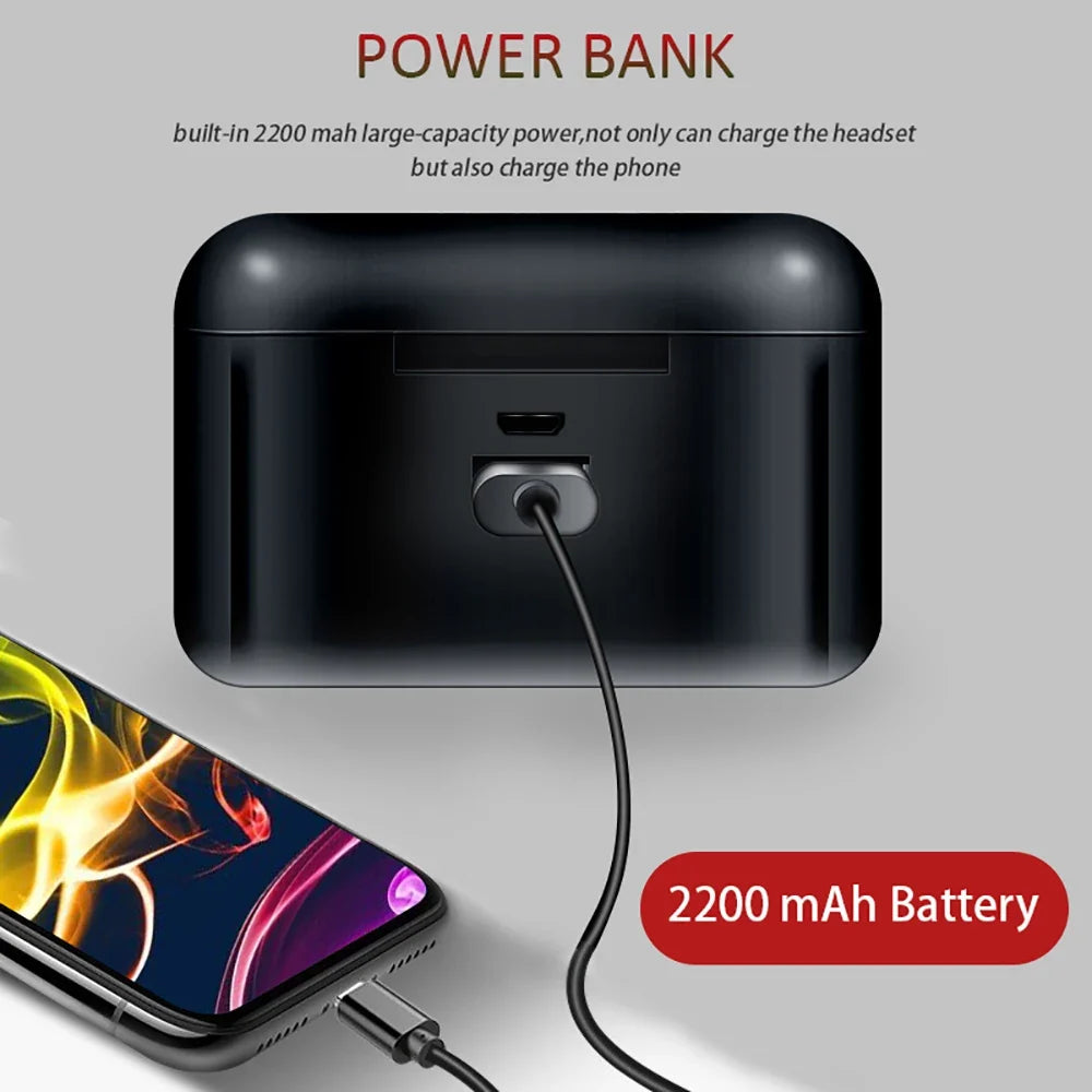 Mini Wireless Earbuds with Power Bank Charging Case
