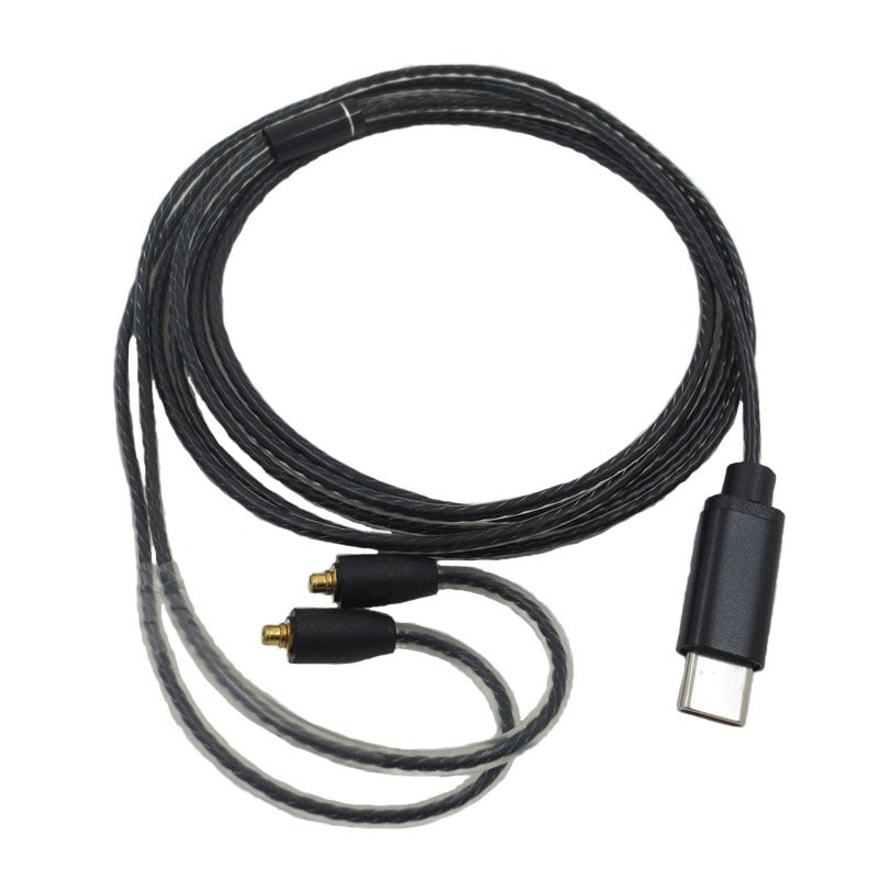 USB-C MMCX Earphone Cable with Mic and Inline Controls