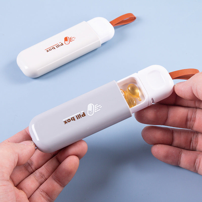 Portable Pill Box with 3 Compartments for Daily Travel