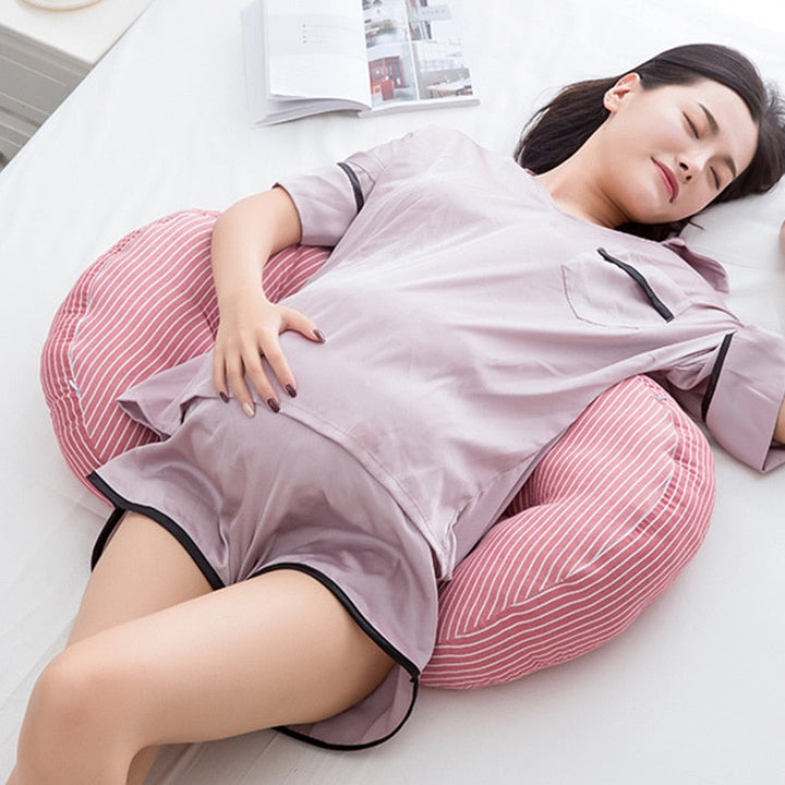 U-Shaped Pregnancy Pillow for Full-Body Sleep Support