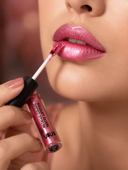 12-Shade Metallic Glitter Liquid Lipstick Set | UBUB