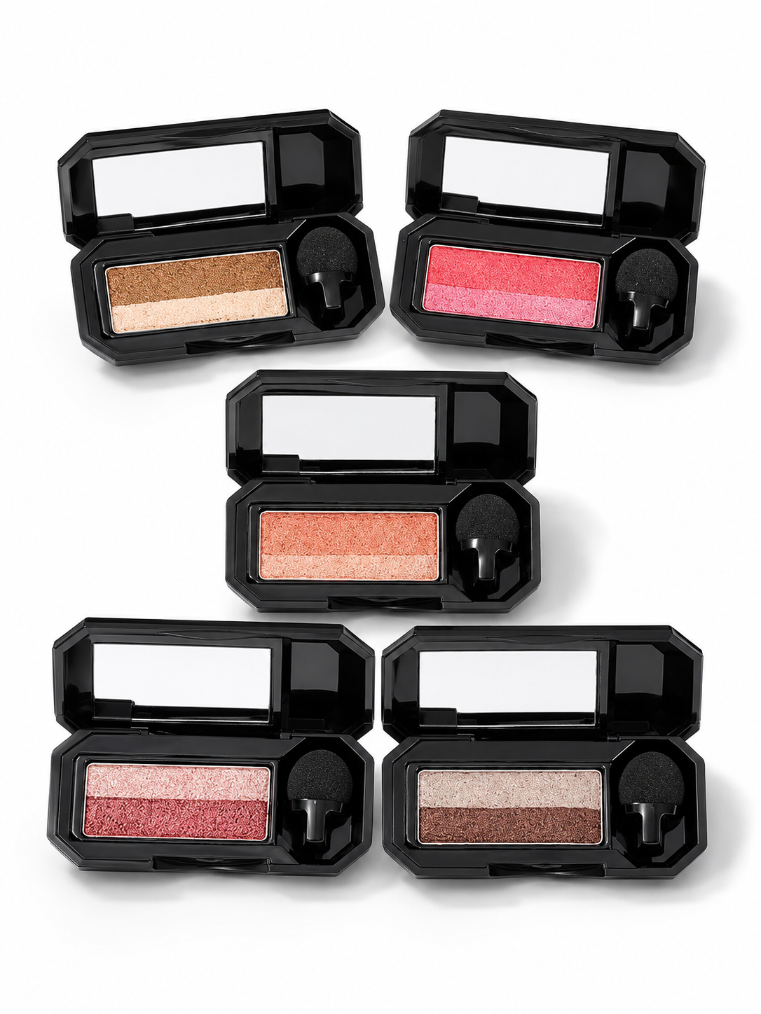 UBUB Shimmer Eyeshadow Palette — Waterproof Dual-Tone