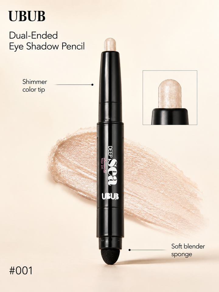 UBUB Dual Eye Pencil — Shimmer & Glitter in One Swipe