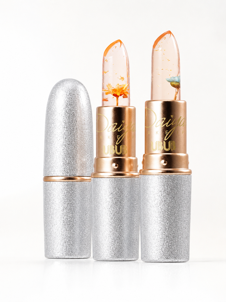 UBUB Jelly Lipstick with Flower Petals — Moisturizing