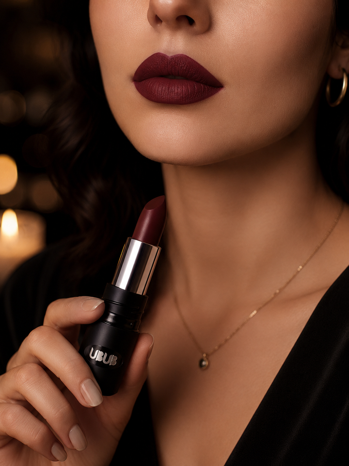 UBUB Waterproof Matte Lipstick — 10 Shades, All-Day Wear