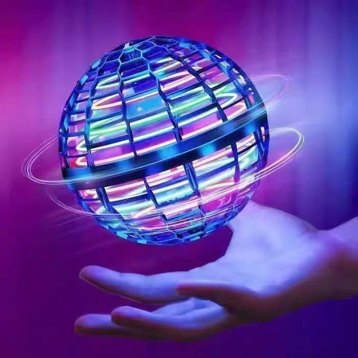 Intelligent Flying Ball Toy With Glowing LED Light Play