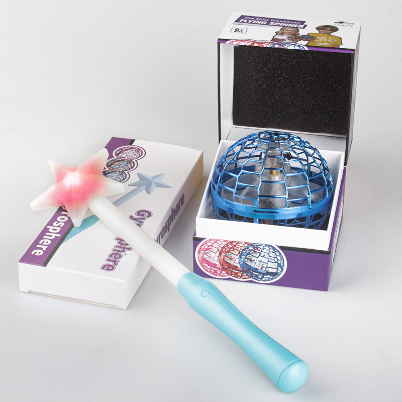 Intelligent Flying Ball Toy With Glowing LED Light Play