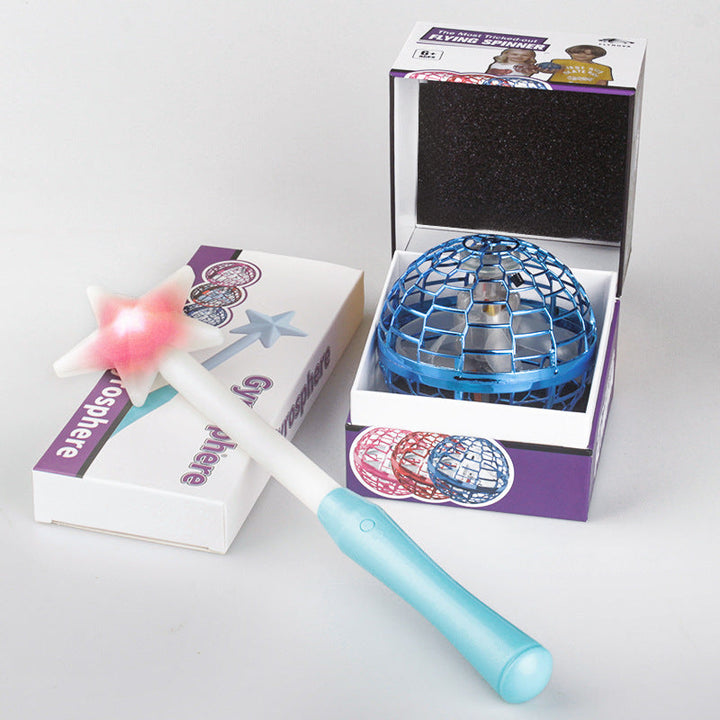 Intelligent Flying Ball Toy With Glowing LED Light Play