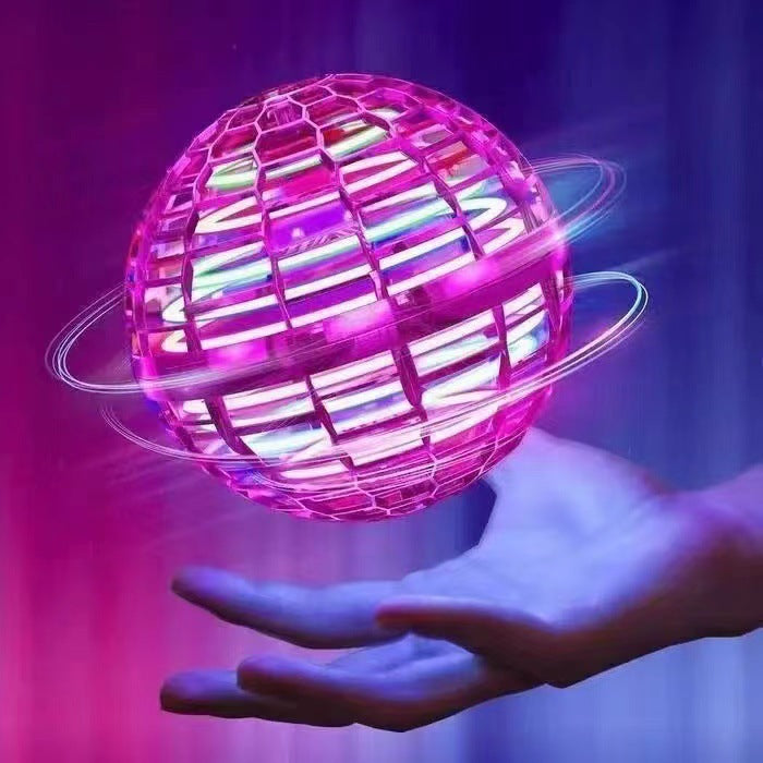 Intelligent Flying Ball Toy With Glowing LED Light Play
