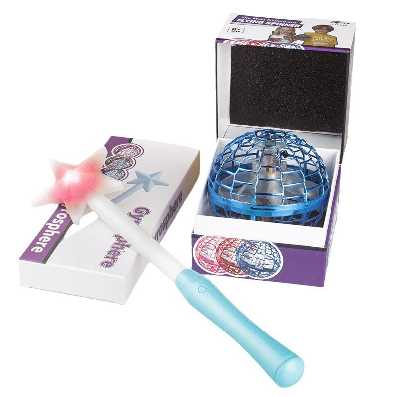 Intelligent Flying Ball Toy With Glowing LED Light Play