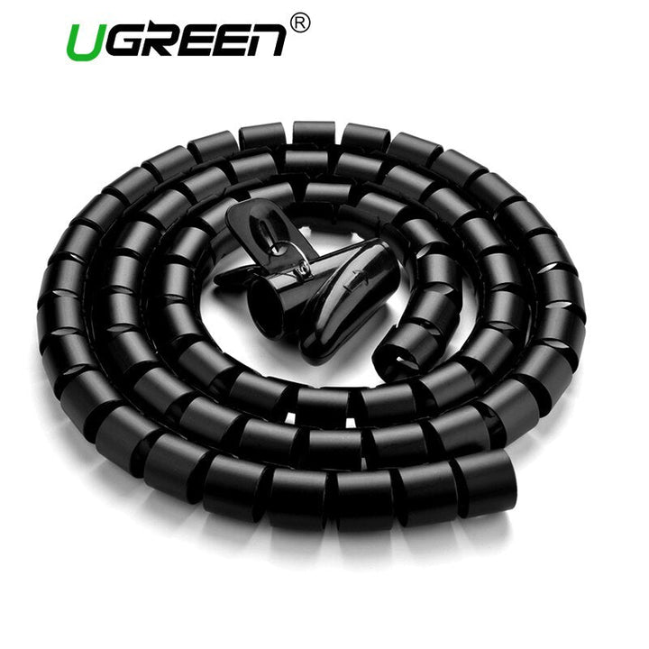 Insulated Spiral Cable Organizer Wrap, Holds 11 Cables
