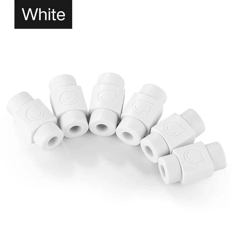 iPhone Lightning Cable Protector Clips, 6-Pack Cord Saver