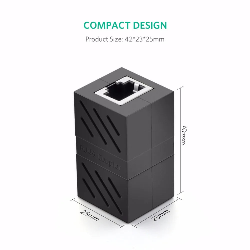 Ethernet Cable Extender RJ45 Coupler Female to Female